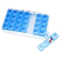 Apex Medichest - 4 Times Per Day, 7 Days Per Week Medication Planner