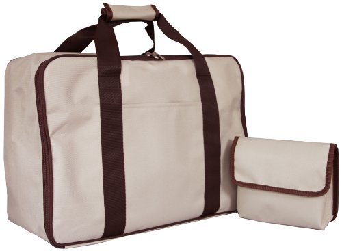 Toyota TA - Custodia universale per macchina da cucire, colore marrone/beige
