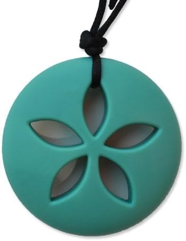 Sand Dollar Teething Necklace by Zen Rocks - a Stylish New Twist to Teething - Turqoise by Zen Rocks