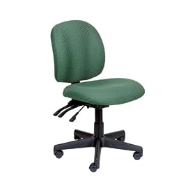 Designer Fabric Armless Ergonomic Chair