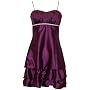 Satin Bubble Mini Dress Prom Formal Holiday Party Cocktail Gown Bridesmaid