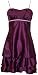 Satin Bubble Mini Dress Prom Gown