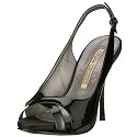 Buffalo London 11327-519 patent black 01, Damen Sandalen/Fashion-Sandalen, schwarz, (black 1)