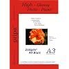 A3 pripa 40 Blatt Fotopapier Photopapier DIN - A 3 - 210g/qm - glossy (glaenzend) - sofort trocken - wasserfest - hochwei� - sehr hohe Farbbrillianz fuer InkJet Drucker (Tintenstrahldrucker).