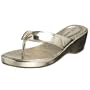 Coloriffics Women's Brooke Thong Sandal,Gold,7 M US