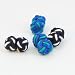 Blue green, navy blue white designer silk knot cufflinks with Gift Box for good idea Y&G Ten pair of Silk Cufflinks C7146