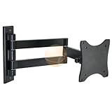 eForCity Universal Black LCD / Plasma Wall Mount Bracket 10' to 23' 15kg / 33lbs