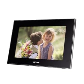 Sony DPFV700B 7 inch Black Digital Photo Frame - Bluetooth Ready With 512MB Internal Memory