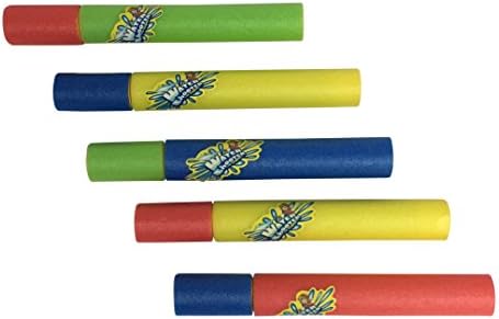 4 Pc Party Pack 12" Foam Water Shooter Plus - Cannon Blaster Soaker Pump Gun Favors Pool Party