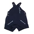 Bright Bots Baby Boy Dungaree Overalls Navy Soft Cotton Canvas size 12-18 months