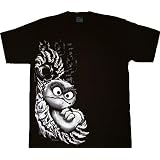 Sesame Street Oscar the Grouch Tough Guy Black Tee T-Shirt