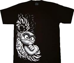 Sesame Street Oscar the Grouch Tough Guy Black Tee T-Shirt