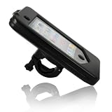 Waterproof Bicycle Bike Handlebar Phone Mount Holder Cradle stand With Camera Hole for iPhone 4 / 4S - Black