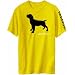 T-Shirt Yellow  Cane Corso Stencil / Chees  Dog