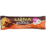 LUNA PROTEIN - Gluten Free Protein Bar - Chocolate Peanut Butter - (1.59 oz, 12 Count)