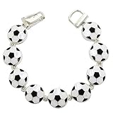 Soccer Ball Magnetic Closure Bracelet Fashion Jewelry