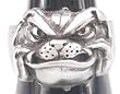 Cool Pet Bulldog Bull Dog Companion Pewter Ring