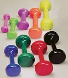 Dumbell 4LB Yellow Vinyl