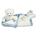 Baby : Blue Hugs Bear Baby Lovie by My Lil Banky