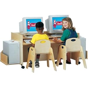 Jonti-Craft 3495JC JontiCraft Kydz Double Computer Kids Desk