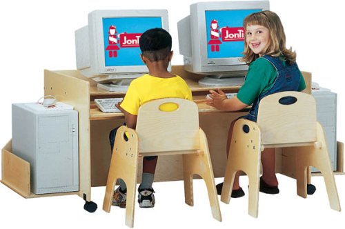 Jonti-Craft 3495JC JontiCraft Kydz Double Computer Kids Desk