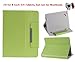 Eforstore Universal Carrying Case Folio Faux Leather Stand Flip Cover for 8 Inch Android Tablet (8 Inch, Green)