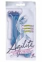 Gillette for Women Agilité Rasierapparat feuchtigkeitsspendend, 4er