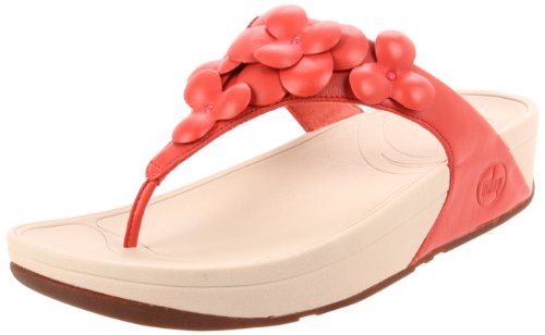 Fitflop Womens Fleur Thong Sandals 180-219 Mineral Red 4 UK, 37 EU, 6 US