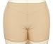 FOCUSSEXY Women's Body Shaper Butt Lifter Control Panties Boyshort Underwear Beige