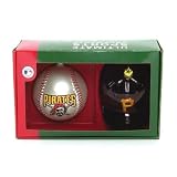 Pittsburgh Pirates Baseball & Hat Christmas Ornaments