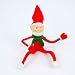 Nostalgic CHRISTMAS ELF DOLL 12" Figurine Bendable NEW Retro Christmas
