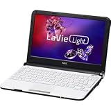 NEC PC-BL350FS6W [10.1型ワイド液晶 HDD250GB プラバーホワイト LaVie Light BL350/FS6W]