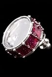 Snare Drum Pin - Red - B001IVCTUE