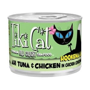 Tiki Cat Hookena Luau - Ahi Tuna and Chicken In Chicken Consomme (8 6oz cans)