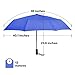 Bodyguard Auto Umbrella - Upscale and Elegant - Strong Waterproof, Windproof, Compact for Travel By Easy Carrying - Variety of Colors - Sturdy, High Quality - Lifetime Guarantee