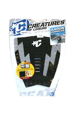 Creatures of Leisure AARON CORMICAN Surfing Traction Pad in Black & Gray