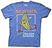 Arrested Development Distressed Bluth's Original Frozen Banana Royal Blue Heather Mens T-shirt (Adult X-Large)