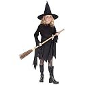 Black Witch Costume Girl - Child 4-6