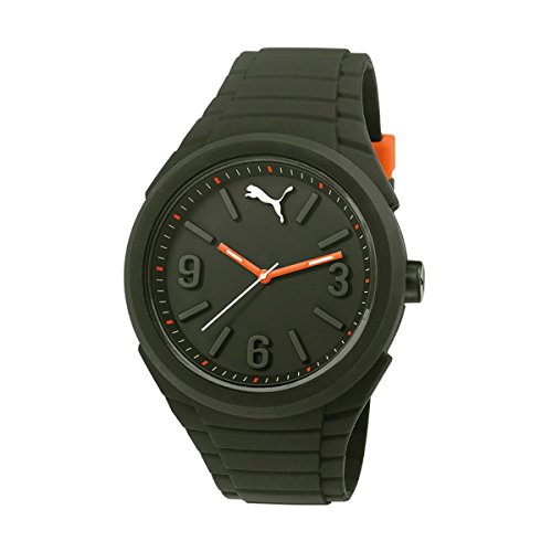 PUMA Unisex PU103592007 Gummy Analog Display Quartz Green Watch
