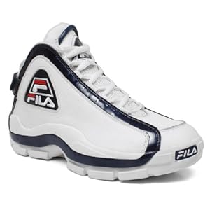 Fila 1VB90031 Men 96 Vintage Basketball Shoes WHT/PCT/CHRED Size 10.5