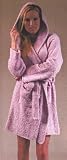 Super Soft Black or White 36" Length "Hoodie" Bath Robe