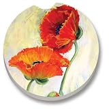 Poppies Car Coaster, Single