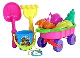 Sunshine Trading KZ-56 Wagon Sand Toy - 9 Piece Set