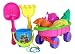 Sunshine Trading KZ-56 Wagon Sand Toy - 9 Piece Set
