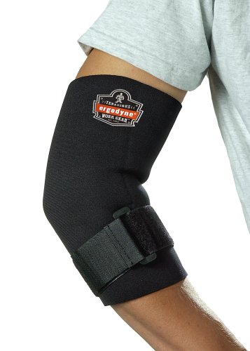 ProFlex 655 Neoprene Elbow Sleeve with Strap, Black, Medium On Sale