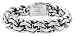 Gent's Sterling Silver 9/16 (14 mm) Wide, Hand Made Garibaldi Link Bracelet,