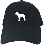 CAPS BLACK EMBROIDERY  AMERICAN BULLDOG SILHOUETTE 