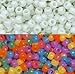 JOLLY STORE Crafts UV Sensitive Color Changing 9x6mm Pony Beads, 500pcs
