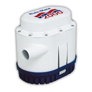 Rule RM2000 Marine Rule-Mate 2000 Marine Bilge Pump (2000-GPH, 12-Volt) by