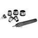 Neiko Interchangeable 10-Piece Hollow Punch Set with Adjustable Center Pin